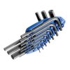 Expert E069253 Hexagon Key Short Arm Set of 10 Metric (1.5-10mm)