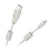 KABEL USB AM/BM MINI USB TYP HP Z FILTREM CZARNY