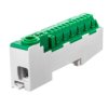 Listwa samozaciskowa PE 14-S (14+1 śrubowy) do montażu na szynie DIN35 80A zielony 0925-01