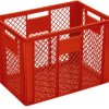 BRB Lagertechnik 1658554 Pojemnik do sztaplowania Basic nadaje się na żywność (D x S x W) 600 x 400 x 410 mm czerwony 1
