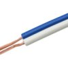 Ribbon cable, separable, 2-wire, 0.14 mm², unshielded, white/blue, BYB-5-94F3933