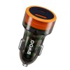 Ładowarka Samochodowa PD 1x USB-C 1x USB 38W transparentna