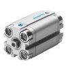 Siłownik kompaktowy skok: 25mm Festo Ø 20mm jednostronnego działania Action AEVULQ-20-25-P-A