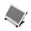 Ekran dotykowy - rezystancyjny LCD TFT 5'' 800x480px HDMI + GPIO do Raspberry Pi + obudowa czarno-biała - Waveshare 11189