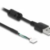 Delock Kabel USB USB 2.0 Złącze męskie USB-A, Złącze męskie 4 pin. 1.50 m czarny 12089