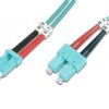 Patch cord światłowodowy LC/SC duplex MM 50/125 OM3 LSOH 2m DK-2532-02/3