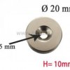 Magnes neodymowy pierścieniowy 20x10mm otw. 12/5mm