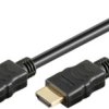 Connection cable, 1.5 m, black, HDMI plug type A, straight to HDMI plug type A, straight, ICOC-HDMI-4-015NE