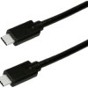 Kabel ROLINE GREEN USB 3.2 Gen 2x2, Emark, CC, ST/ST, 20Gbit/s, 100W, czarny,1.00 m