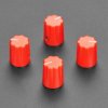 Adafruit Red Micro Potentiometer Knob - 4 pack