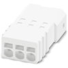 Pin header, 3 pole, pitch 2.5 mm, straight, white, 1709451