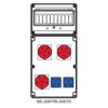 Rozdzielnica 3x5x16A 2x3x16A INA=32A IP54 SB-108705-S0070-54