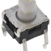 Klosz do przycisku dotykowego SPST 50 mA przy 24 V DC 7.3mm 3.9mm Przewlekany