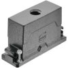Grommet housing, size 24B, die-cast aluminum, 1 x M40, straight, screw locking, IP65/IP68/IP69/IP6K9K, 19405240413