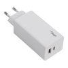 Ładowarka sieciowa Akyga AK-CH-20 100W USB-C USB-A PD GaN 5-20V / 1.5-5A biała