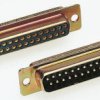 ITT Cannon Złącze D-sub ORIGINAL D 25-pinowe Kąt prosty 2.8 mm Pitch Otwór przelotowy Złoto na niklu Żeńskie Otwór