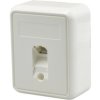 Gniazdo komputerowe 1xRJ45 kat.5e nieekranowane UTP natynkowe Telegärtner