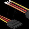 60133 Delock Extension Cable Power SATA 15 Pin male > SATA 15 Pin fema