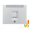 BERKER K.5 Płytka czołowa 1 pojedyncza z zasuwami i polem opisowym aluminium 11707003 HAGER