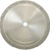 Diamond disc, Ø 22 mm, shaft Ø 2.35 mm, shaft length 44 mm, thickness 0.6 mm, disc, diamond, 910D 104 220