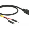 Delock Kabel USB Złącze męskie USB Micro-B, Złącze męskie 2 pin. 0.30 m czarny 85408