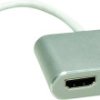 Kabel wyświetlacza USB-C® Roline 12.03.3215, USB-C® do HDMI-A, 0.10 m