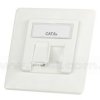 Puszka podtynkowa, kat. 6A, 1x RJ-45, FTP