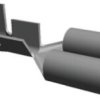 TE Connectivity Konektor płaski FASTON .250 Żeńskie Czarny 6.35 x 0.81 mm długość 19.18mm Izolacja: Nieizolowane Cyna 18
