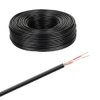 Przewód mikrofonowy stereo, 2 żyły + ekran, średnica 4 mm, czarny, Azusa, 1 mb