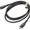 Usbc.2.0-240-010Bk Kabel Usb 2.0 Usb C Wtyk, Z Obu Stron 1M Czarny 480Mbps Pvc