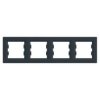 ASFORA Ramka 4-krotna pozioma antracyt EPH5800471
