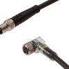Vk500f72, Kabel Przyłączeniowy, 5M, M8 Żeński 3Pin Kątowy, M8 Męski 3Pin...