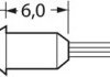 Signal light, green, 7 mcd, Mounting Ø 4.4 mm, pitch 2 mm, LED number: 1, MD-302 G