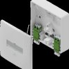 GFTA422K FTTH junction box, 2x LC duplex, partially equipped