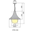 VITA 100 biały E27 60W Brilum 4026