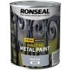 Ronseal 39204 Direct to Metal Paint Steel Grey Gloss 750ml