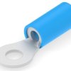 Insulated ring cable lug, 1.04-2.62 mm², AWG 16 to 14, 3.68 mm, M3.5, blue, 326882