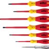 VDE screwdriver kit, PH1, PH2, 2.5 mm, 4 mm, 5.5 mm, 6.5 mm, 3 mm, Phillips/slotted, BL 100 mm, 320NK7