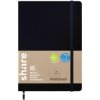 Notebook 4-0014001 Blank Black 192 sheets A5 Paper Pads & Labels
