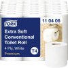 TORK Papier toaletowy T4-System Kleinrollen Toilettenpapier 4-lag T4 110406 Ilość warstw: 4 ark. 42 szt.