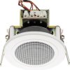 Głośnik sufitowy PA do zabudowy Monacor EDL-82/WS, 94 dB, 200 - 20 000 Hz Hz, 100 V, N/A, Kolor producenta: biały, 1 szt