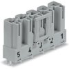 WAGO 770-875/073-000 Złącze męskie sieciowe WINSTA MIDI, styki: 5, 400 V, 25 A, 50 szt.