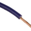 Przewód montażowy 1,5 mm² Fioletowy RS PRO PVC TI3 16 AWG 1 kV DC, 600 V AC dł. 100m 30/0,25 mm 105°C BS6231