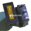 Przełącznik koł. ON/OFF 12V wąski żółty