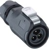 Lutronic 2450 04 T09CB T Złącze okrągłe, 1 szt.