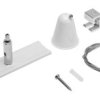 Zestaw do zwieszenia szynoprzewodu 3-fazowego X-RAIL - mocowanie sufitowe, linka 1,5m,mocowanie 120