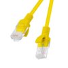 Kabel krosowy patchcord U/UTP kat.5e 0,25m żółty /opak=10szt./
