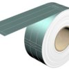 PP Label, (L x W) 108.8 x 13 mm, turquoise, roll with 500 pcs, 2093010000