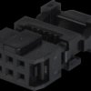 10120862 header connector, 2x3-pin, mounted