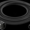 5555934002 Type 2 cable, standard, 7,4 kW, 32 A, 1 -phase, 5 m, black